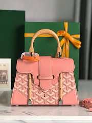  Goyard Mini Saigon Bag Pink 20CM - 1