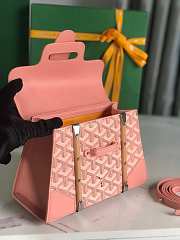  Goyard Mini Saigon Bag Pink 20CM - 3