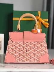  Goyard Mini Saigon Bag Pink 20CM - 2