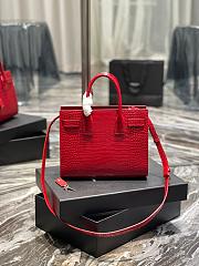  YSL red accordion bag 26CM - 5