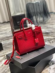  YSL red accordion bag 26CM - 2