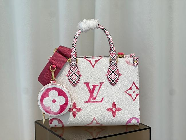 LV onthego rose red 25CM  - 1