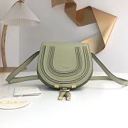 Chloé Marcie Small Saddle Bag green 22cm - 1