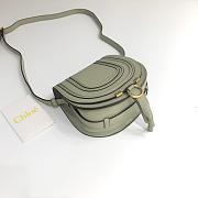 Chloé Marcie Small Saddle Bag green 22cm - 4