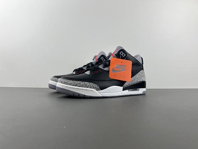 Air Jordan 3 OG “Black Cement” DN3707-010(2024) - 1