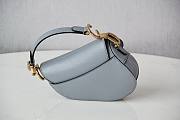 DIOR saddle bag 131214A blue-12x7.5x5cm - 5