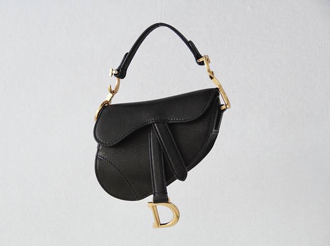 DIOR saddle bag 131214A black-12x7.5x5cm - 1