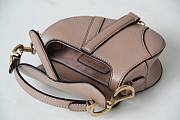 DIOR saddle bag 131214A pink-12x7.5x5cm - 2