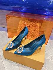 LV High heel blue-05 - 5