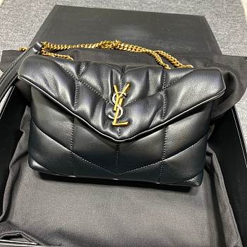 SAINT LAURENT Should bag black 759337A-23x15.5x8.5cm