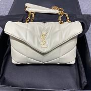 SAINT LAURENT Should bag white 759337A-23x15.5x8.5cm - 1