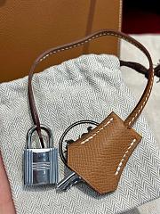 Hermes Kelly bag in brown-25cm - 5