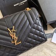 YSL  Should bag  392739 black-24x17.5x6cm - 3