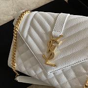 YSL Should bag 392739 white-24x17.5x6cm - 5