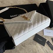 YSL Should bag 392739 white-24x17.5x6cm - 4