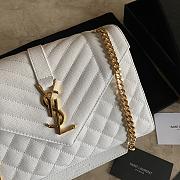 YSL Should bag 392739 white-24x17.5x6cm - 3