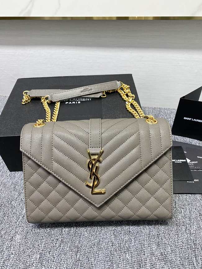 YSL Should bag 392739 grey-24x17.5x6cm - 1