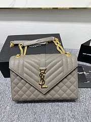 YSL Should bag 392739 grey-24x17.5x6cm - 1