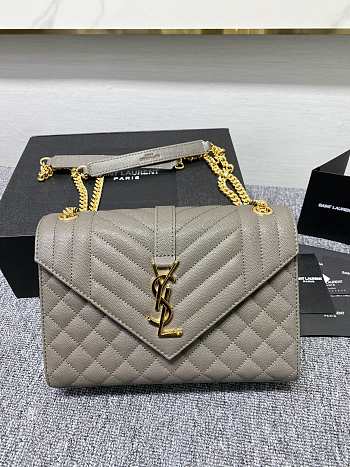 YSL Should bag 392739 grey-24x17.5x6cm