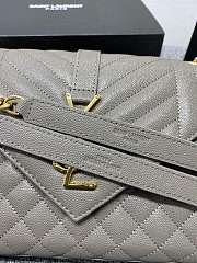 YSL Should bag 392739 grey-24x17.5x6cm - 4