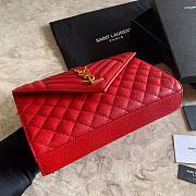 YSL Should bag 392739 red-24x17.5x6cm - 5