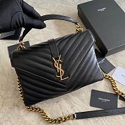 YSL Handbag bag 392737A gold chain-24x17x6.5cm - 1