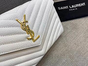  YSL Shoulder bag 377828K white-22.5x14x4cm - 3