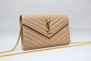 YSL Shoulder bag 377828K light brown-22.5x14x4cm - 5