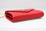 YSL Shoulder bag 377828K red-22.5x14x4cm - 5