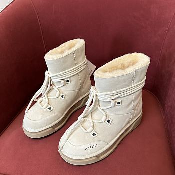 Amiri snow boots off white