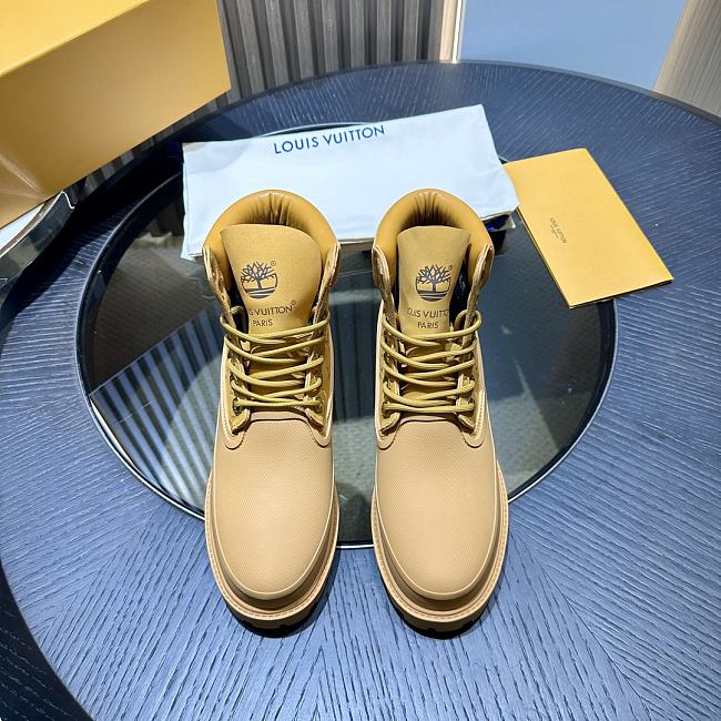 Louis Vuitton martin boots  ginger yellow-01 - 1