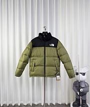 The north face 1996 Army green down jacket - 1