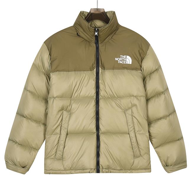 The north face  light brown down jacket - 1