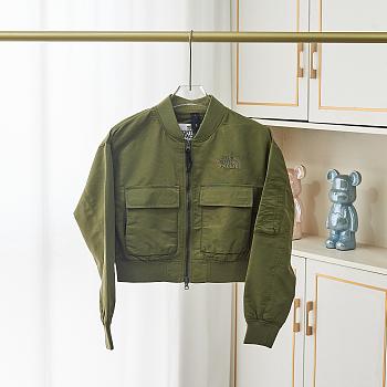 The north face army green jacket