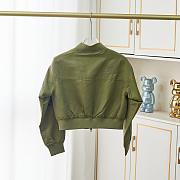 The north face army green jacket - 4