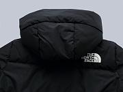 The north face black  long  down jacket - 3