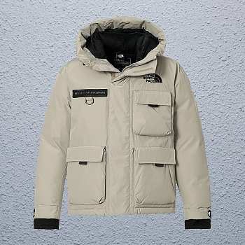 The north face off white arctic down jacket