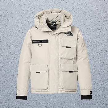 The north face white arctic down jacket