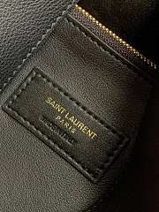 YSL LE5À7 supple LARGE in grained leather black-30x31x13cm - 2