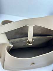 	 YSL LE5À7 supple LARGE in grained leather dusty gray-30x31x13cm - 6