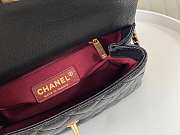 Chanel Coco Top Handle Handbag Calfskin black 24cm - 2