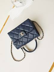 CHANEL Shoulder dark bule bag AS4711 16x21x9.5cm - 3