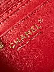 CHANEL Shoulder red bag AS4711 16x21x9.5cm - 5