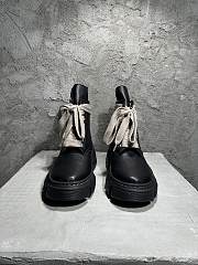 Rick Owens black leather short boots - 2