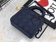 LADY DIOR MINI 121009A 17CM  navy blue - 3