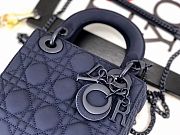 LADY DIOR MINI 121009A 17CM  navy blue - 2