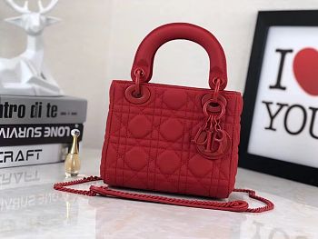 LADY DIOR MINI 121009A 17CM Red