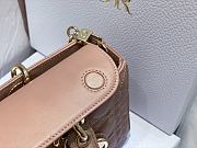 DIOR LADY MINI  9250A  pink gold buckle 26x6x14cm - 3