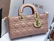 DIOR LADY MINI  9250A  pink gold buckle 26x6x14cm - 2