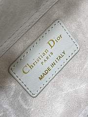 DIOR LADY MINI  9250A  white gold buckle 26x6x14cm - 2